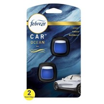 Febreze Car Ocean Scent Air Freshener Vent Clip, .07 oz. Car Vent Clip, ... - $16.24