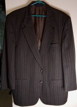 Burberrys Men&#39;s 36 Sport Jacket Fifth Avenue 100% Pure Wool Fabric Loomed Italy - £50.38 GBP