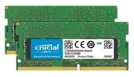 Crucial 16GB DDR4 Kit 2x 8GB 2666 M Hz PC4-21300 Sodimm 260-Pin Laptop Memory - £58.51 GBP