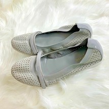 Cole Haan Womens Sz 6 Gray Slip On Shoes Flat Ballet  - $25.74