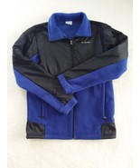 Columbia Boys Spring/Fall Lightweight Fleece Jacket, size 18/20, Black/Blue - £10.22 GBP