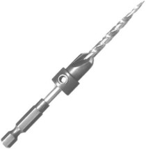 82611 11/64&quot; Hex Shank Taper Drill Bit &amp; Countersink For #8 Screws - £30.19 GBP