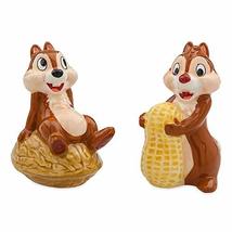 Disney Parks Chip and Dale Figurine Salt and Pepper Shakers - £46.74 GBP