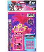 Trolls World Tour Kids Calculator Set - 7 Piece Bundle for Back to School - £8.41 GBP