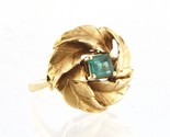 Emerald Women&#39;s Solitaire ring 18kt Yellow Gold 408216 - $449.00