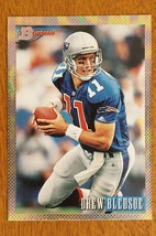 1993 Bowman Football Card Foil Drew Bledsoe Rookie #280 New England Patriots A - £4.68 GBP