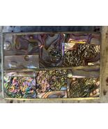 Vintage Abalone Mother Of Pearl Belt Buckle Silver - $19.68
