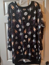 Disney The Nightmare Before Christmas Women Sleepwear Lounge Dress Shirt... - $15.99