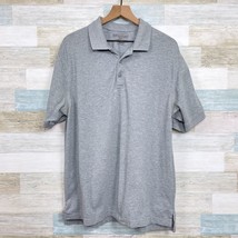 5.11 Tactical Professional Short Sleeve Polo Shirt Gray Pique Cotton Mens Large - £23.32 GBP