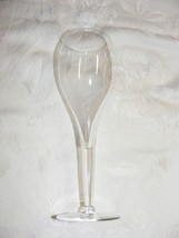 Vintage Glass Crystal Long Stem Ware Wine Goblet - $368.72 MXN