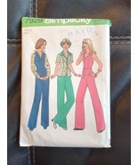 Cut Simplicity 7929 Womens Size 12 Halter Jumpsuit and Jacket Sewing Pat... - £12.79 GBP