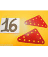 Meccano accessorio ricambio ricambi n 222 piastre piastra flessibili tri... - $292.89 MXN