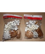 Pinecones &amp; Stuff Crafting Components 2ea Bags Gold Ashland Christmas 140K - $8.81 CAD