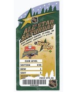 2004 NHL all Star Saturday Skill Competition Full Unused Ticket Minnesota - $2,291.72 MXN