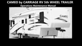 CAMEO by Carriage Trailer 5th Wheel Operations Manual RV 350pg w/ Camper... - $24.74