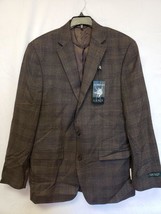 MSRP $295 Lauren Ralph Lauren Mens Suit Jacket Brown Plaid Size 40L - £47.69 GBP