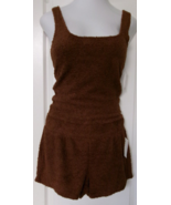 Steve Madden Women&#39;s Chenille Sleep top and sleep shorts Tiramisu Size M... - $27.70