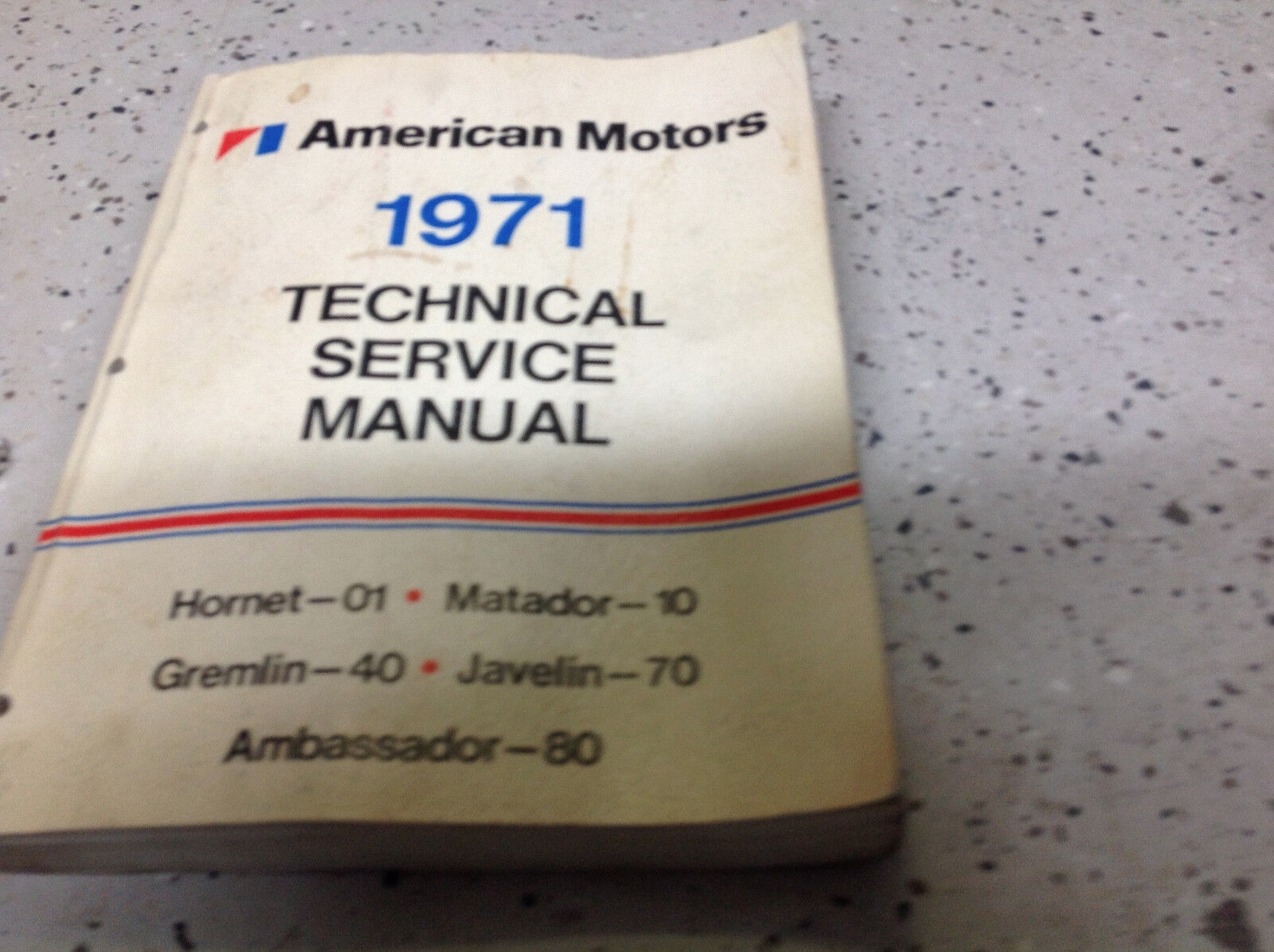 1971 AMC Gremlin Hornet Matador Technique Réparation Service Atelier Manuel OEM Item image 2
