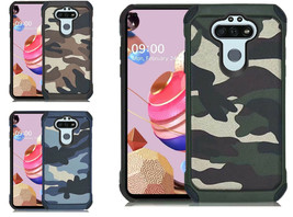 Tempered Glass / Camo Hybrid Cover Case For LG Phoenix 5 / Risio 4 / Fortune 3 - £7.19 GBP+