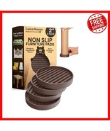 Non-Slip Rubber Furniture Pads - 2x2 Round Caster Cups for Floor Protection - $45.44 CAD