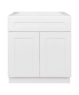 30&quot; Bathroom Vanity Sink Base Cabinet Alpina White by LessCare - £233.89 GBP