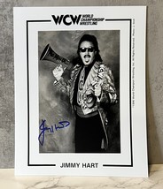Jimmy Hart Original Photo File Autograph 8x10 Wwe Nwa Roh Wcw Aew Tna Roh - £7.65 GBP