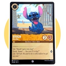 The First Chapter Disney Lorcana Card: Stitch New Dog 22/204 - £2.31 GBP
