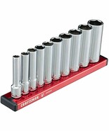 CRAFTSMAN V-SERIES Socket Set, Deep MM, 1/4 Inch Drive, 10 Piece (CMMT17... - $59.99