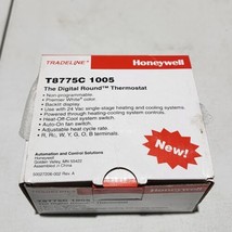 T8775C1005 Honeywell Tradeline The Digital Round Thermostat - $74.24