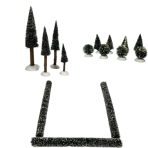 Department 56 Lot of 3 sets of various trees &amp; hedges #5203.5, #5259-6, ... - $419.76 MXN