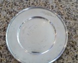 Vintage Sterling Silver Bread Plate 6”  NO Monogram - Marked with Maker,... - £55.37 GBP