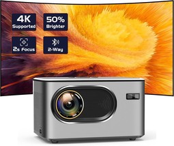 [2S Focus With Remote] Panseba Projector: A Portable Outdoor Movie Projector - $116.92