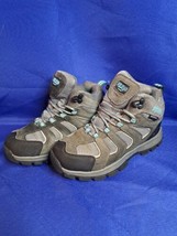 Red Head Zipline Boots Youth Boys Size 2 Gray Waterproof Hiking Suede - $23.36