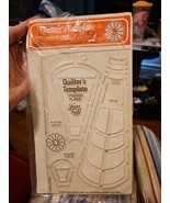 Vintage 1979 Quilter&#39;s Template by Yours Truly Inc. - DRESDEN PLATES #9313 - $225.80 MXN