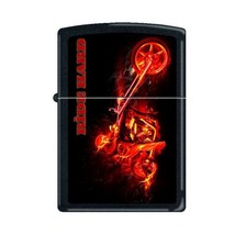 Zippo Lighter - Night Devil Ride Black Matte - 854057 - £24.42 GBP