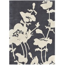 White Floral Hand Tufted Rug,Modern Rug,Kids Rug,Custom Rug,Multi Color Rugs. - £198.16 GBP