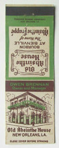 Old Absinthe House - New Orleans, Louisiana Restaurant 20 Strike Matchbook Cover - £1.56 GBP