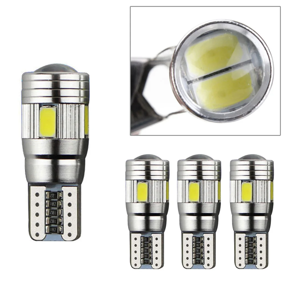 10PCS Super Bright T10 Car Bulbs Canbus Error Free Lamp 6 SMD Side - £103.69 GBP