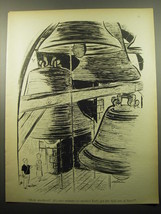 1960 Cartoon by Alain (Daniel Brustlein) - Holy mackerel! It&#39;s two to Tw... - $14.99