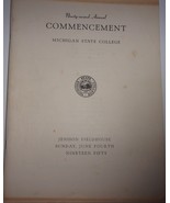 Vintage 92nd Commencement Michigan State College Program 1950 - $8.20 CAD