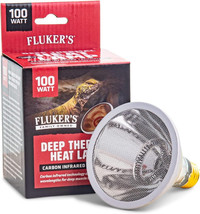 [Pack of 4] Flukers Deep Thermal Heat Lamp for Reptiles 100 watt - £69.61 GBP
