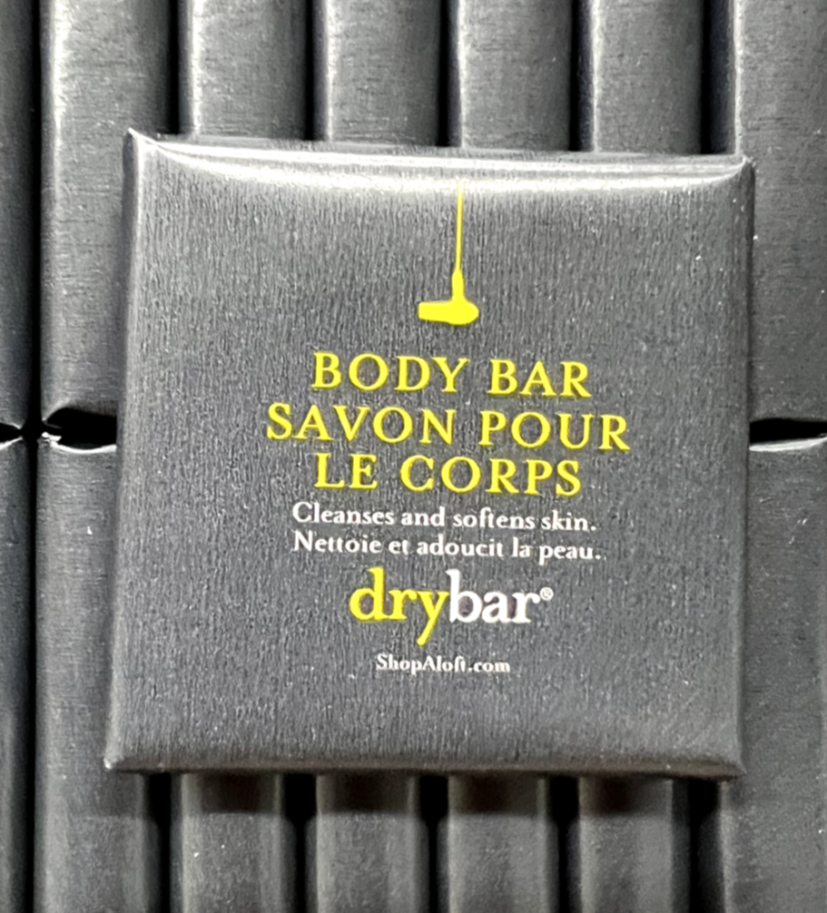 Lot of 25 Drybar Soap Replenishing Body Bar Aloft Hotels 1.05oz Bars Tra... - $21.77