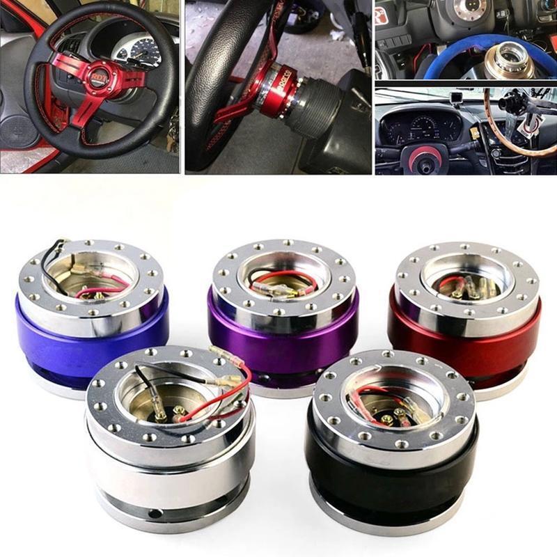 Primary image for Universal Steering Wheel Snap Off Quick Release Hub Adapter Boss Kit Mo Sp