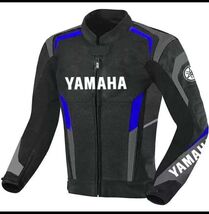 Yamaha Racing Leather Motorcycle Jacket  MotoGP Inspired Biker Apparel - $265.00