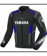 Yamaha Racing Leather Motorcycle Jacket  MotoGP Inspired Biker Apparel - $265.00