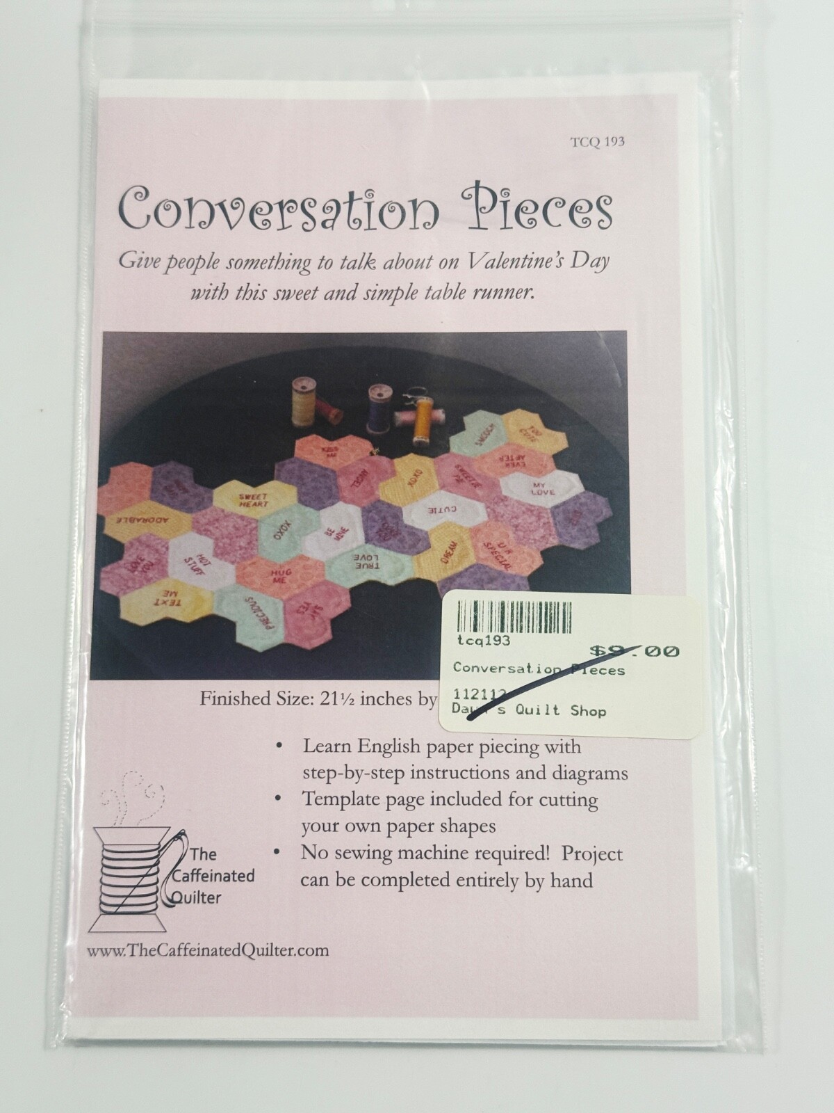 Conversation PiecesTCQ 193 Pattern Dawns Quilt Shop - $10.88