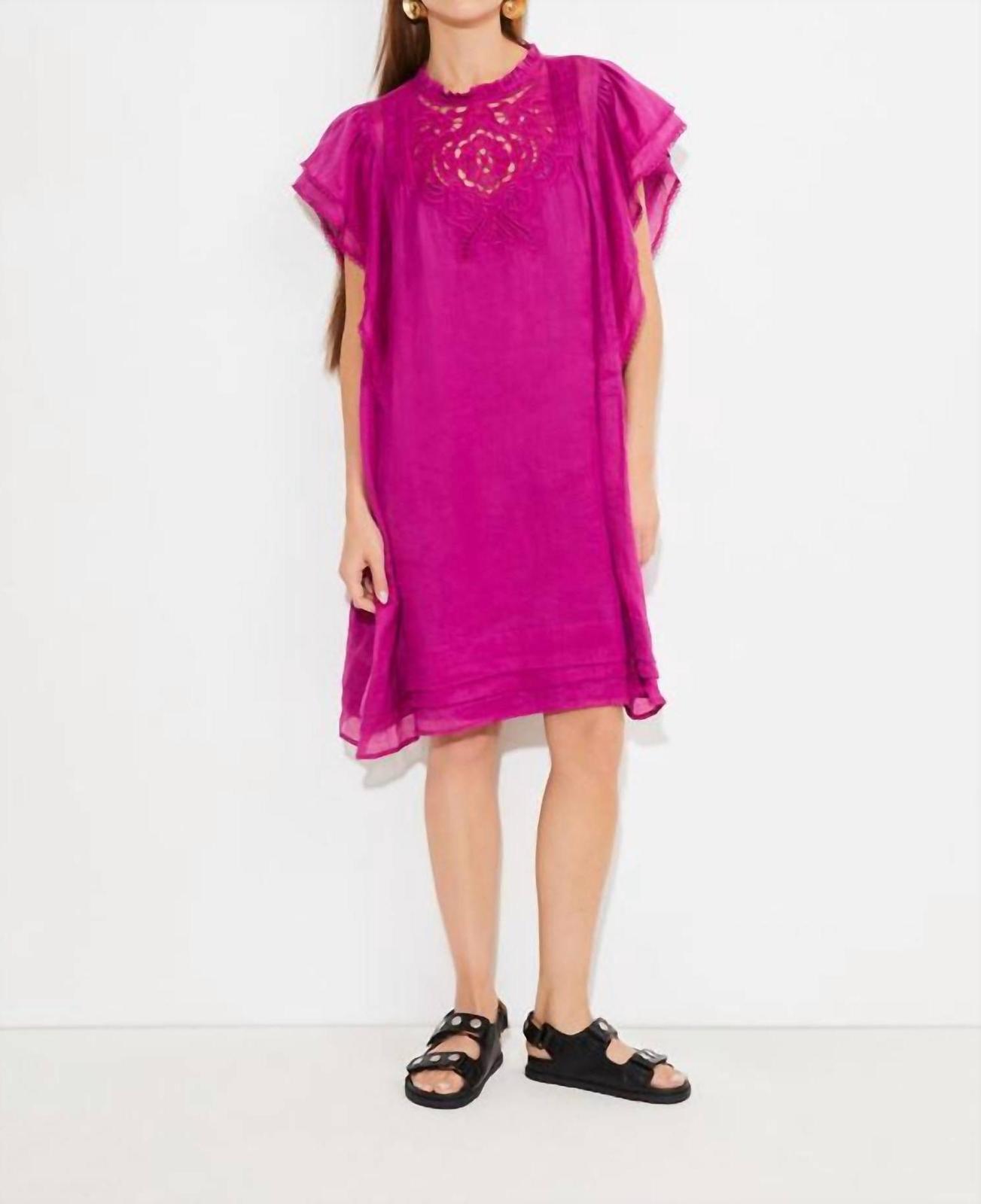 Suncoo Clody Dress Violet - $109.00