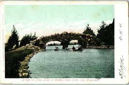 Bridge at Stow Lake in Golden Gate Park San Francisco Postcard 1906 - £8.87 GBP