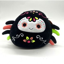 Squishmallows 8&quot; Gjemail Spider Sugar Skull Day of the Dead Halloween Plush 2023 - £12.42 GBP