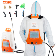 VEVOR Battery Powered Backpack Sprayer, 0-90 PSI Adjustable Pressure, 4 ... - $75.90
